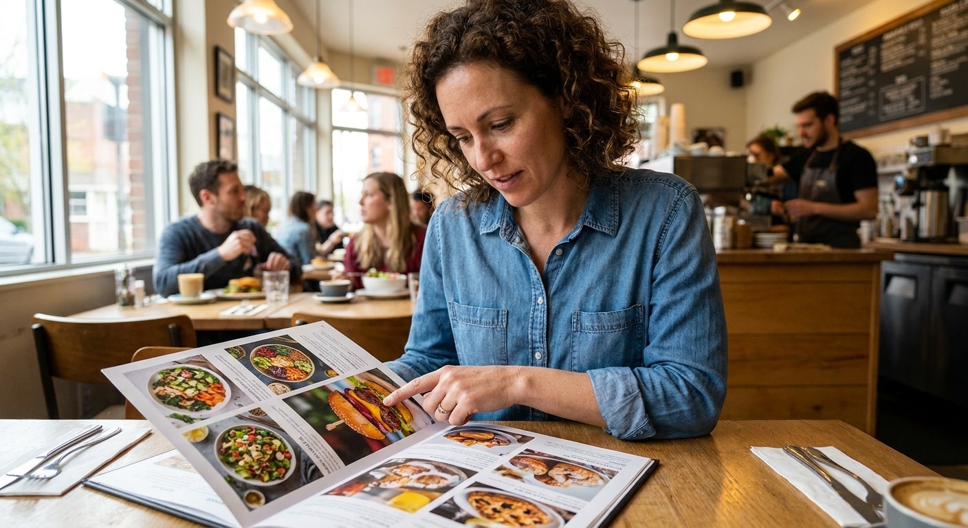 ออกแบบเมนูอาหารด้วยจิตวิทยา กระตุ้นยอดขายให้ร้านสไตล์ SME - restaurant-menu-design-psychology