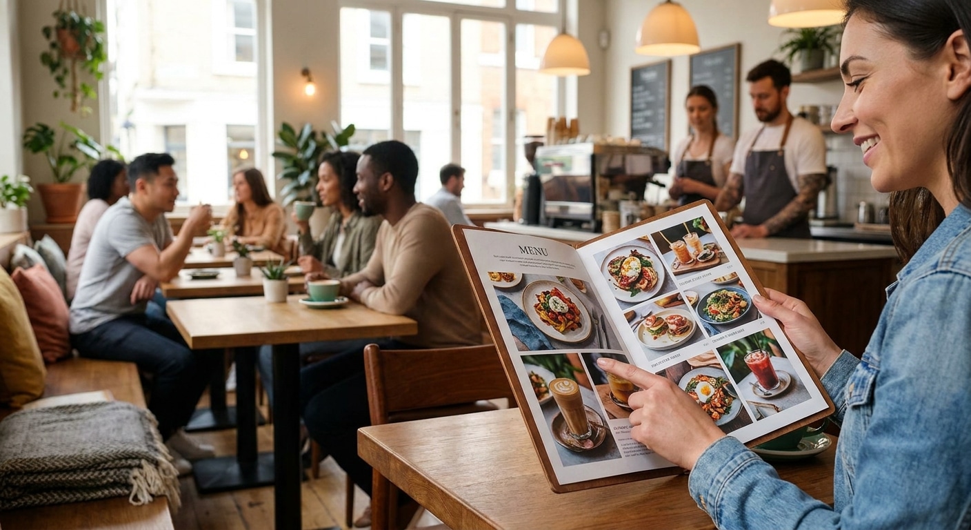 เทคนิคออกแบบเมนูร้านอาหาร 2026 กระตุ้นยอดขายให้ออเดอร์พุ่ง - restaurant-menu-design-tips