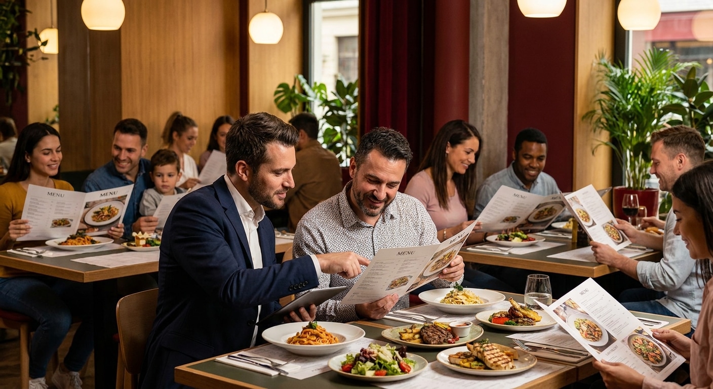 เคล็ดลับออกแบบเมนูอาหาร ดึงดูดลูกค้า เพิ่มยอดขายให้ร้าน - restaurant-menu-design-tips