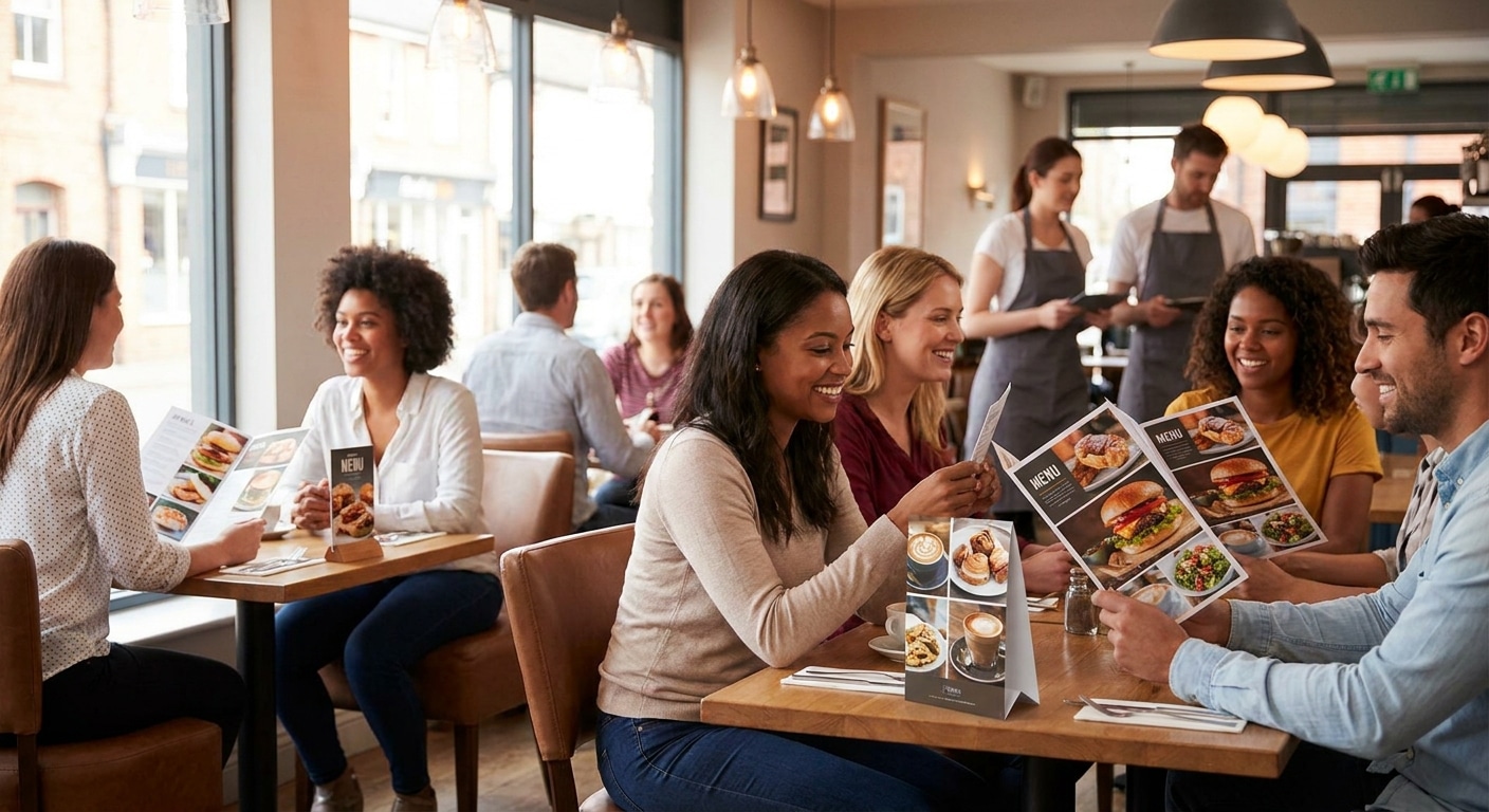 เทคนิคออกแบบเมนูอาหาร ดึงดูดลูกค้าให้อยากสั่งเพิ่ม! - restaurant-menu-design-tips