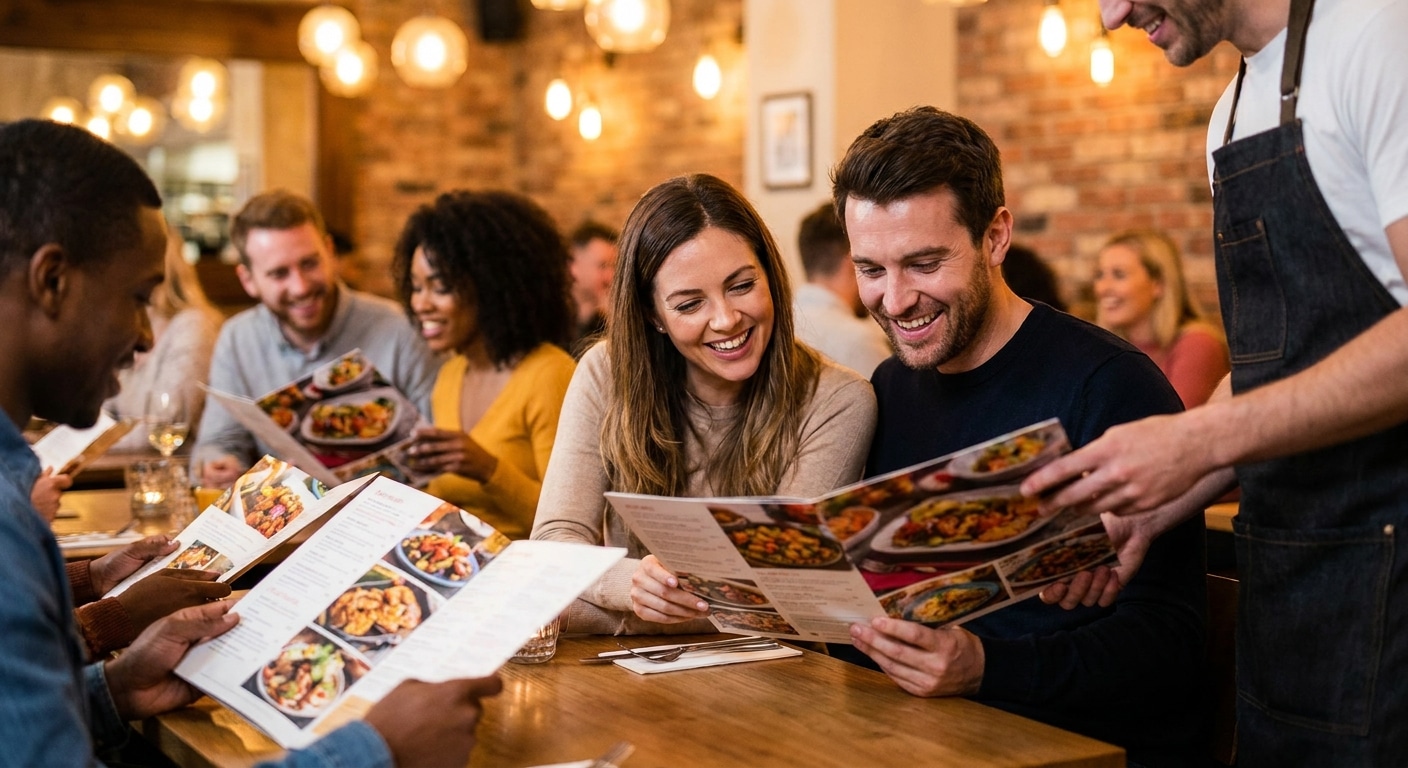 ทริคออกแบบเมนูอาหารให้ยอดพุ่ง! ลูกค้าเห็นปุ๊บสั่งปั๊บ - restaurant-menu-design-tips