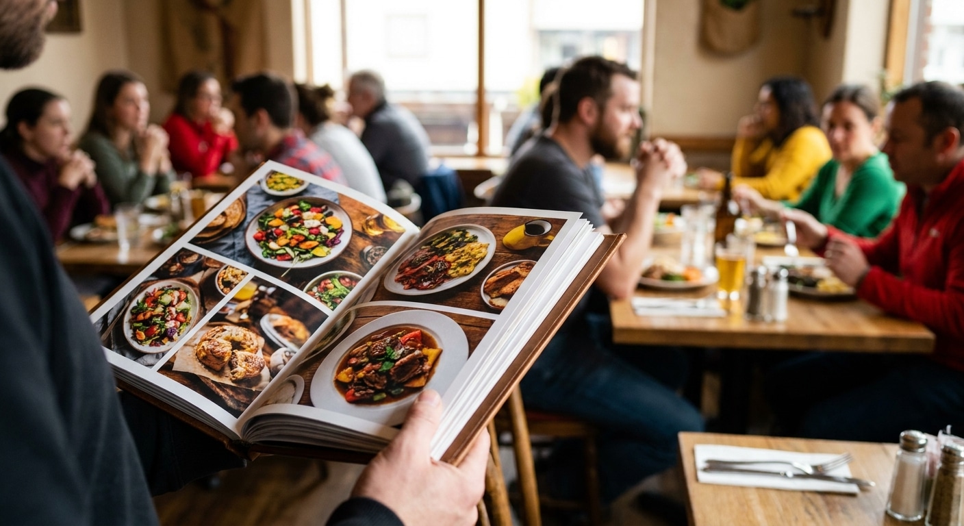 เทคนิคออกแบบเมนูร้านอาหาร ดึงดูดลูกค้า ยอดขายพุ่ง - restaurant-menu-design-tips