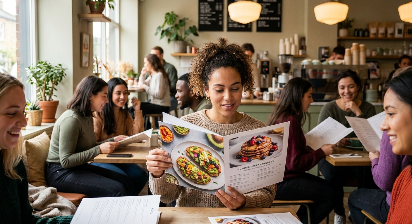 เทคนิคออกแบบเมนูร้านอาหาร ดึงดูดลูกค้าให้สั่งเพิ่ม - restaurant-menu-design-tips