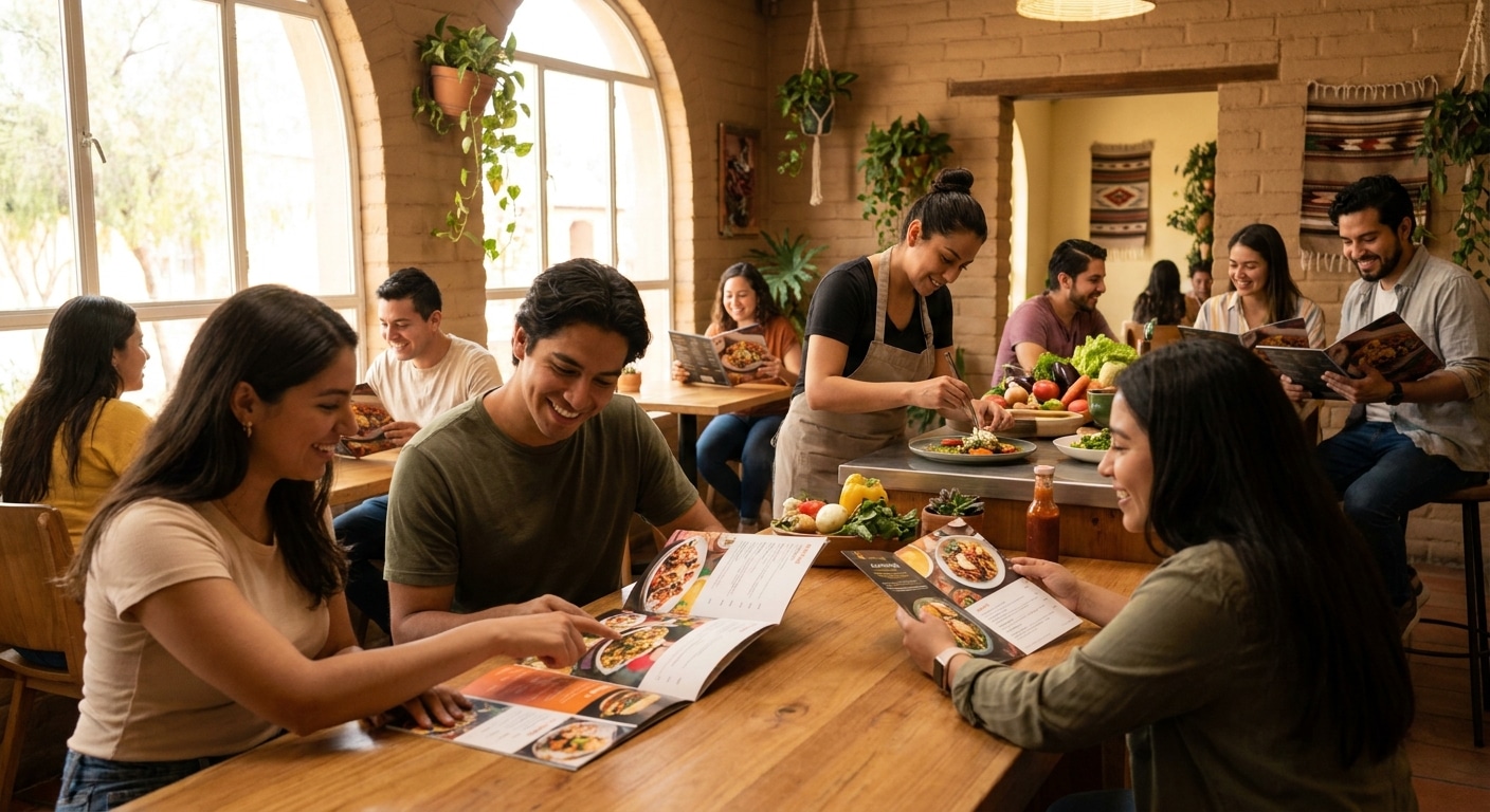 ทริคจัดหน้าเมนูอาหาร ดึงดูดลูกค้าให้อยากสั่งเพิ่ม - restaurant-menu-design-tips