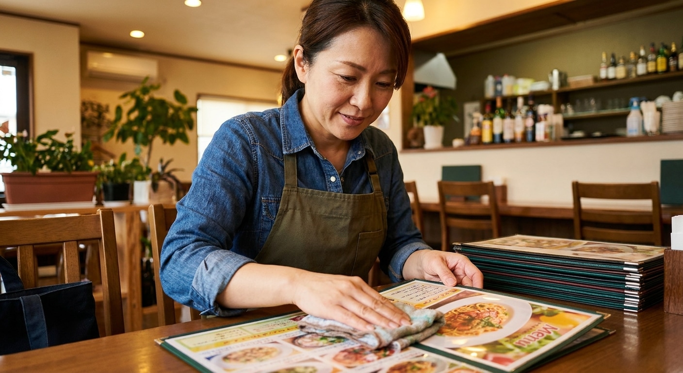ทริคดูแลเมนูอาหารให้สีสดทนน้ำ ยืดอายุการใช้งานเซฟงบร้าน - restaurant-menu-maintenance-tips