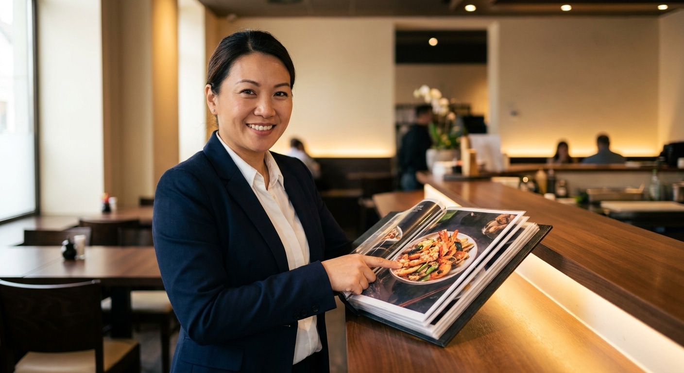 ทริคเลือกวัสดุพิมพ์เมนูอาหาร ให้รูปสวยทนน้ำ ยืดอายุใช้งาน - restaurant-menu-material-guide