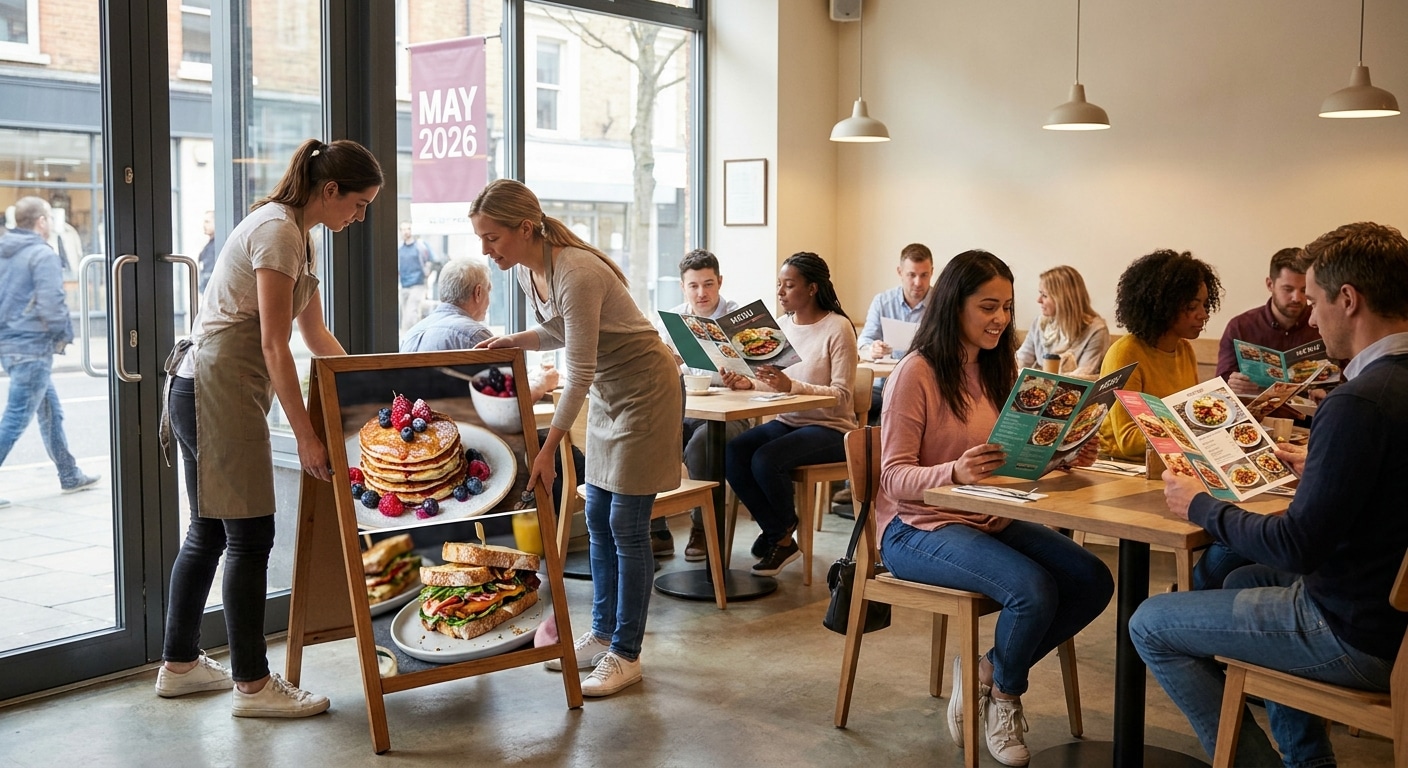 เทรนด์ร้านอาหาร 2026! ทริคออกแบบเมนูและป้ายให้ยอดขายปัง - restaurant-menu-signage-design-trend