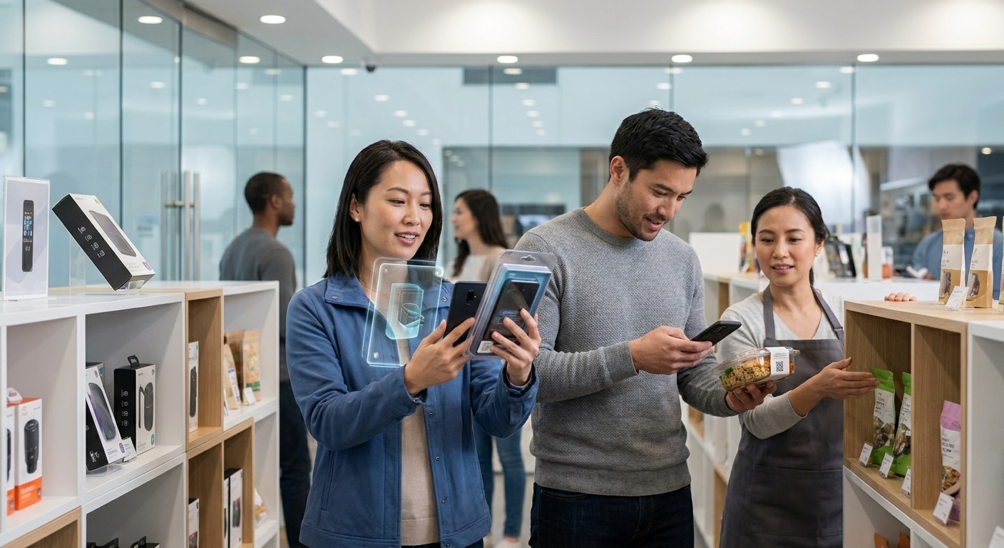 เทรนด์ฉลากสินค้า 2026: Smart Label และ AR เพิ่มยอดขาย - smart-label-ar-packaging-trend