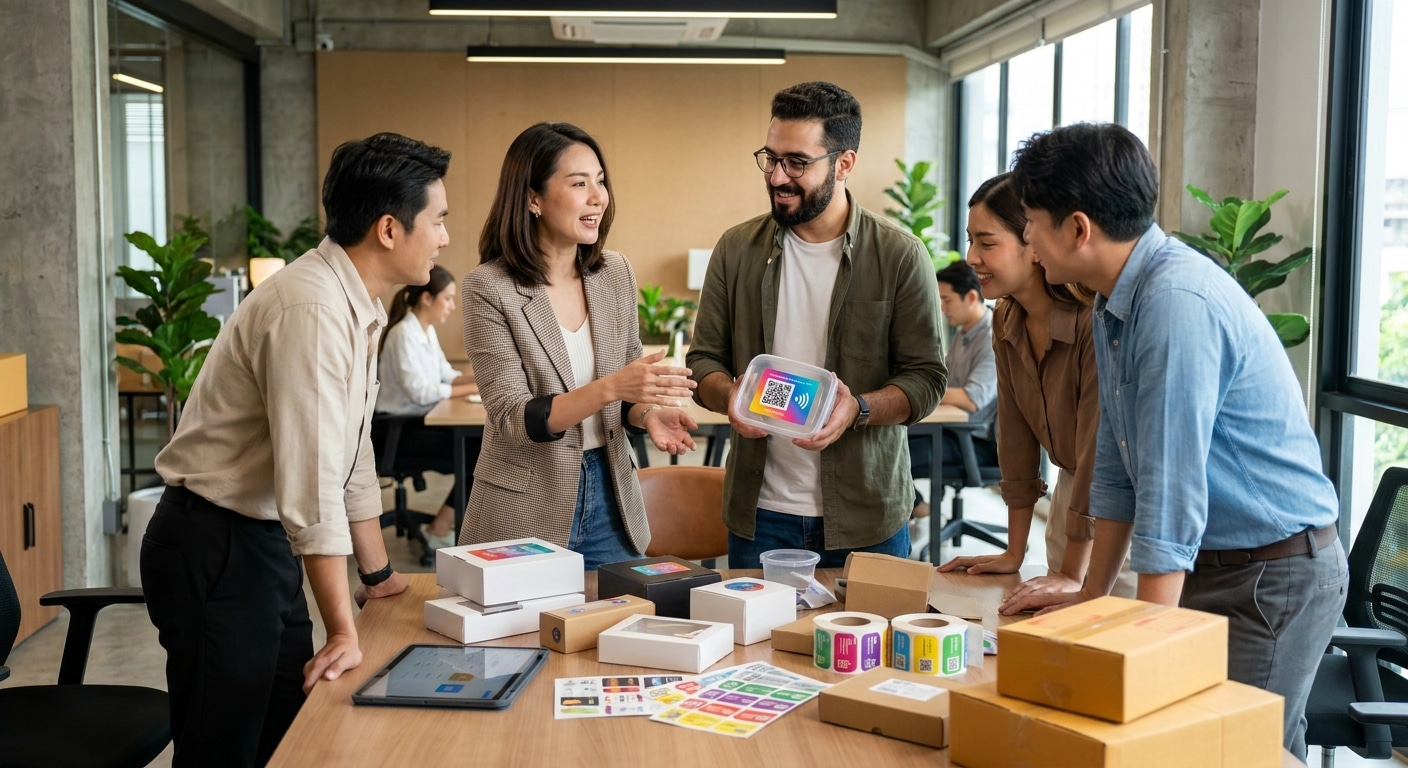 จับตาเทรนด์พิมพ์ 2026: ฉลากอัจฉริยะพลิกโฉมแพ็กเกจจิ้ง SME - smart-label-packaging-trend
