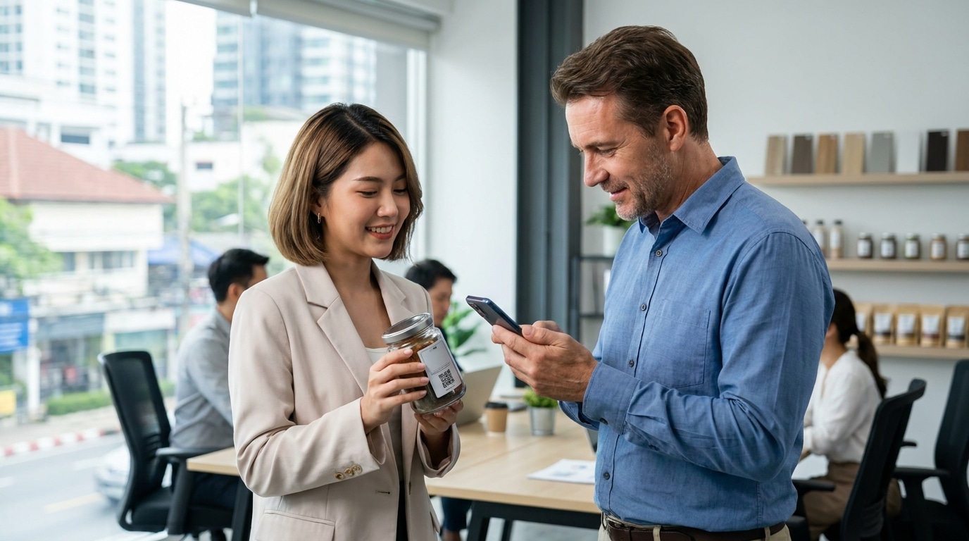 เทรนด์สิ่งพิมพ์ 2026: ฉลากอัจฉริยะมัดใจลูกค้า SME - smart-label-printing-trend