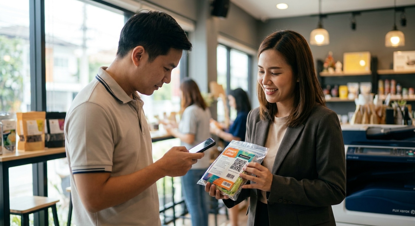 เทรนด์สิ่งพิมพ์ 2026: Smart Label ฉลากอัจฉริยะพลิกโฉม SME - smart-label-trend-2026-sme