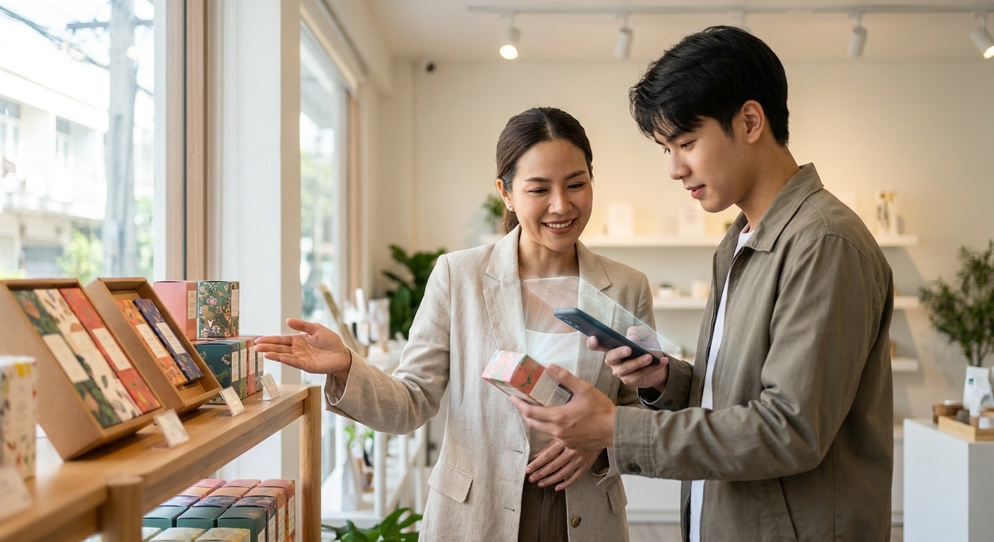 เทรนด์แพ็กเกจจิ้ง 2026: ผสาน AR สู่ฉลากสินค้าอัจฉริยะ - smart-packaging-ar-trend-2026