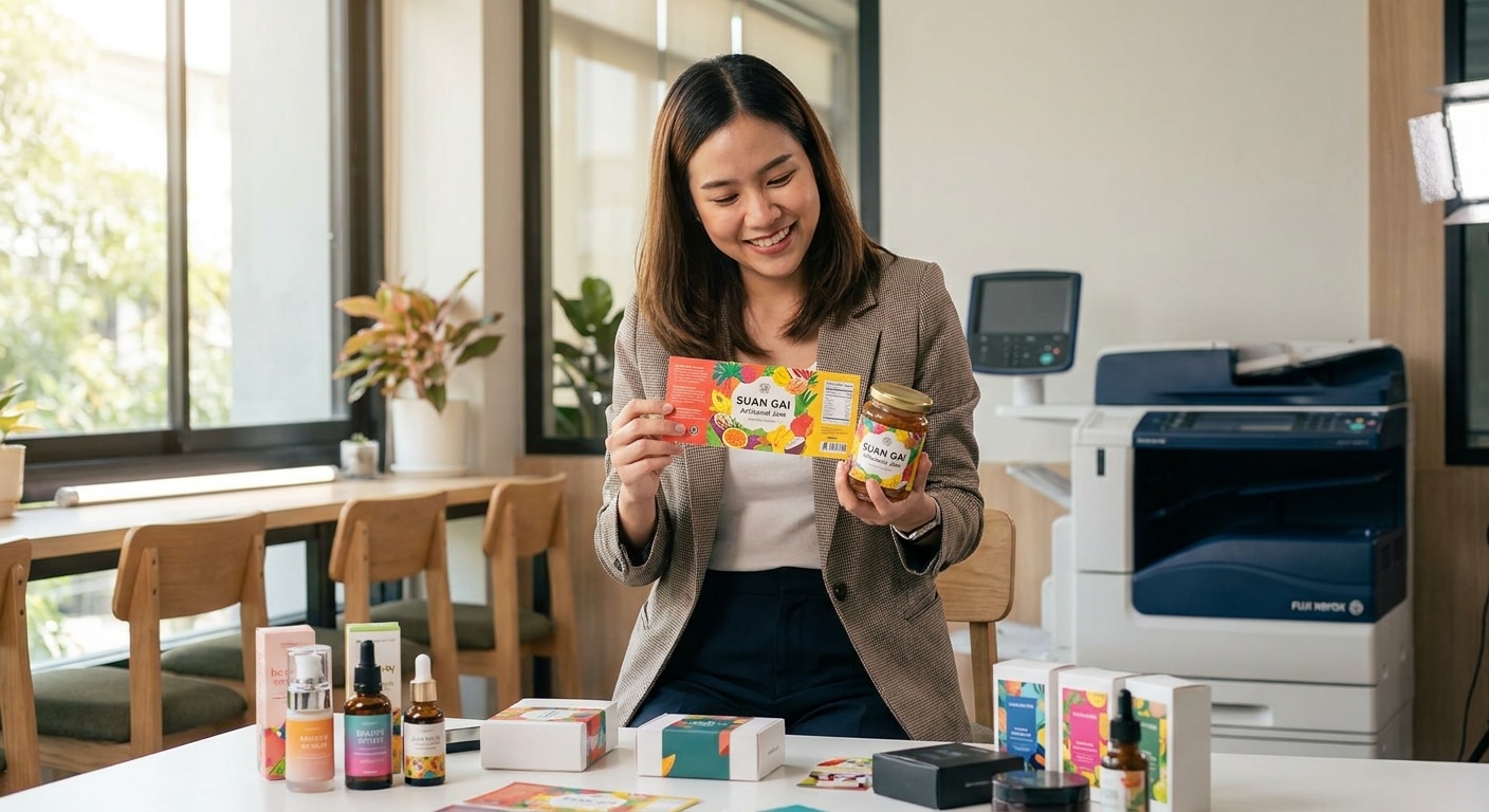 ออกแบบฉลากสินค้า SME อย่างไรให้ยอดขายปังในปี 2026? - sme-label-design-2026