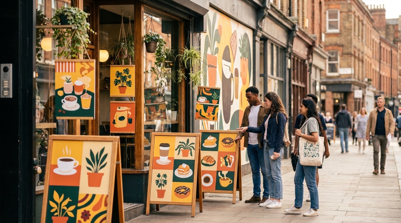 การตลาดหน้าร้าน: ทริคทำป้ายและเมนูดึงดูดลูกค้า ยอดขายพุ่ง - storefront-marketing-signage-tips
