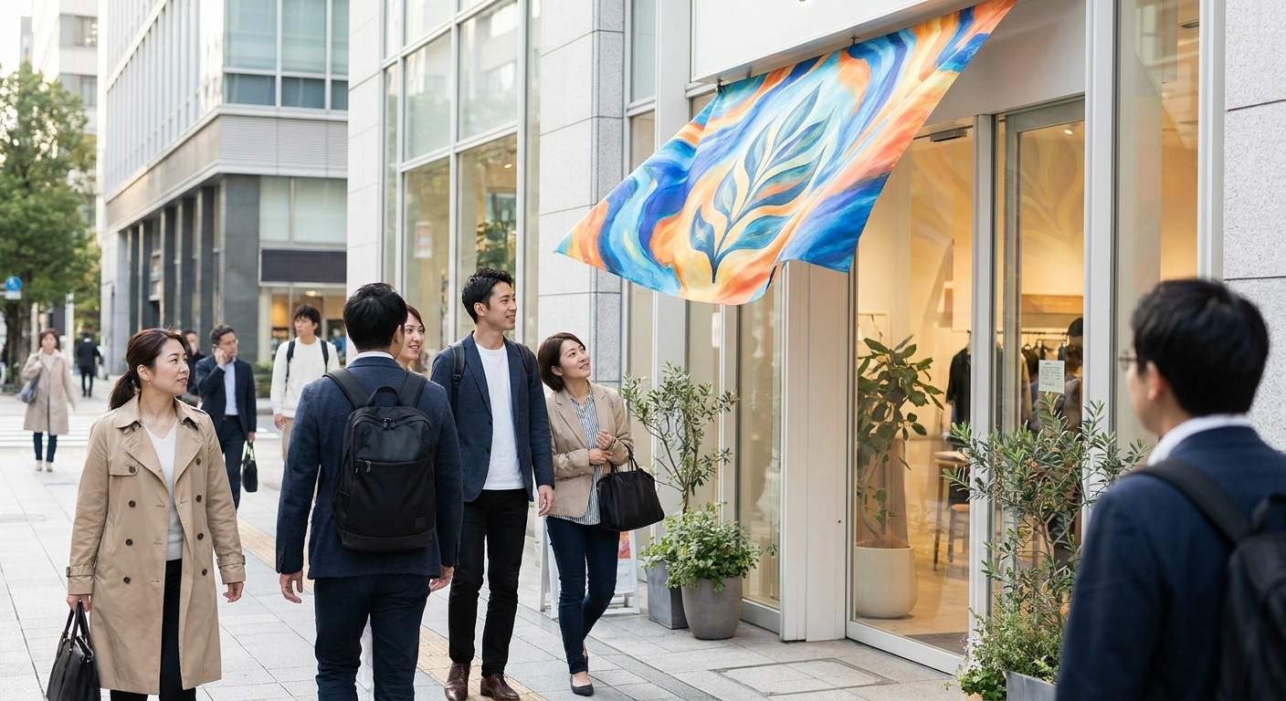 เทคนิคออกแบบป้ายไวนิลหน้าร้าน ดึงดูดลูกค้าใน 3 วินาที! - storefront-vinyl-sign-marketing