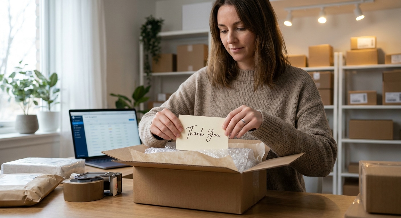 เทคนิคทำการ์ดขอบคุณ เพิ่มยอดซื้อซ้ำให้ร้านออนไลน์ - thank-you-card-marketing-tips