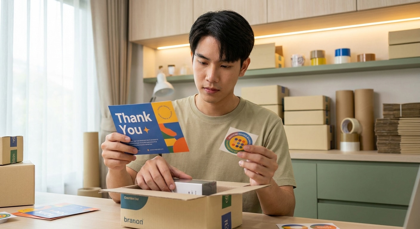 เทคนิค Unboxing 2026! พิมพ์การ์ดและสติ๊กเกอร์มัดใจลูกค้า - unboxing-print-marketing-strategy