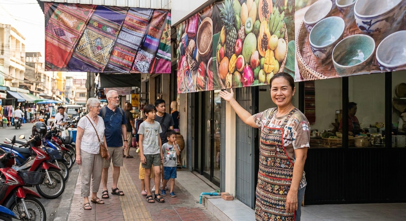 เทคนิคออกแบบป้ายไวนิลหน้าร้าน ดึงดูดลูกค้า ยอดขายพุ่ง! - vinyl-banner-design-tips-sme