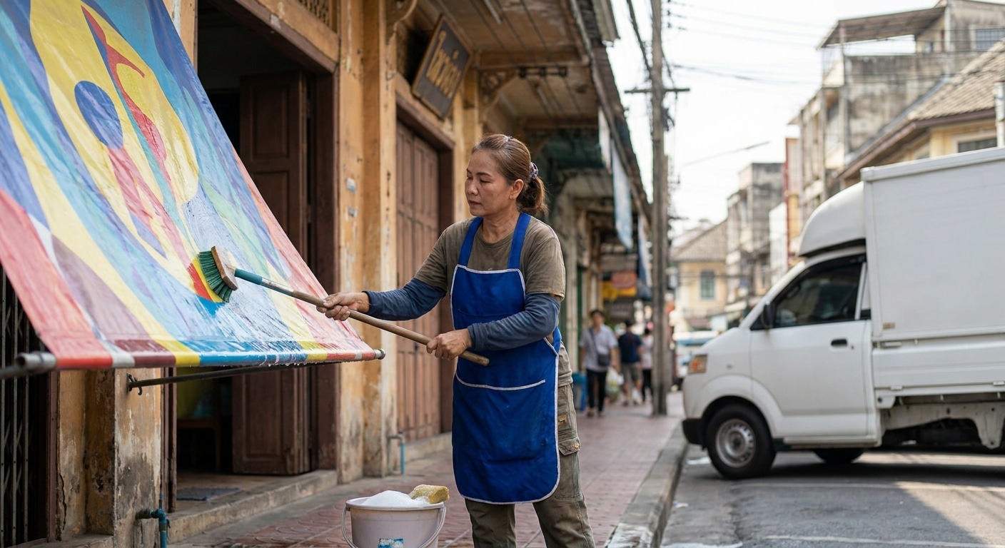 เคล็ดลับดูแลป้ายไวนิลหน้าร้านให้สีสดทนทาน ยืดอายุการใช้งาน - vinyl-signage-maintenance-tips