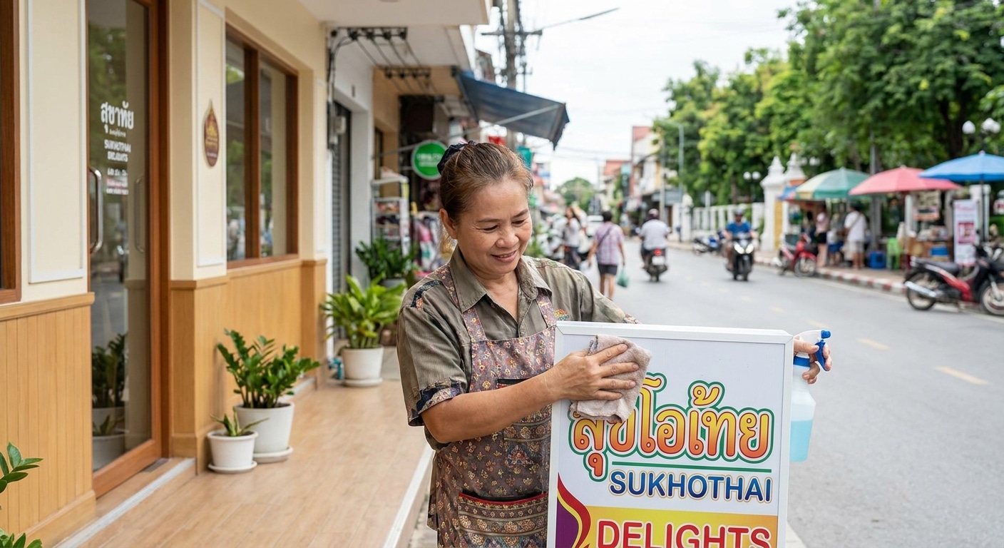 เคล็ดลับดูแลป้ายไวนิลและสติ๊กเกอร์หน้าร้านให้สีสดทนนาน - vinyl-sticker-maintenance-tips