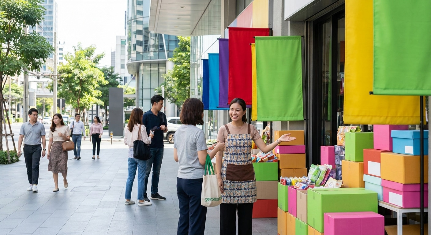 เทรนด์การตลาด 2026: ดึงคนเข้าร้านด้วยป้ายและสื่อสิ่งพิมพ์ - 2026-offline-marketing-print-trends