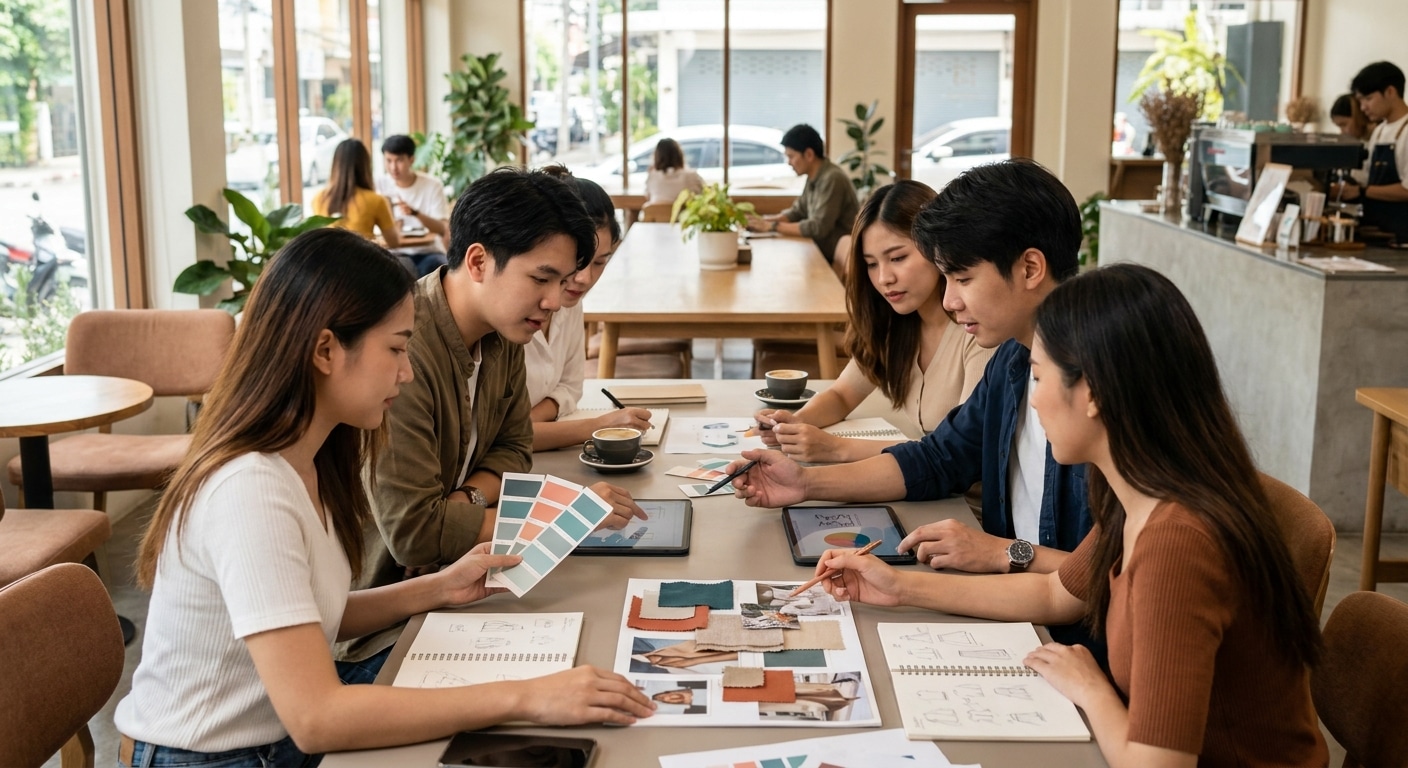 เทรนด์ออกแบบโลโก้และเมนู 2026 สร้างแบรนด์ SME ให้ปัง - 2026-sme-logo-menu-design
