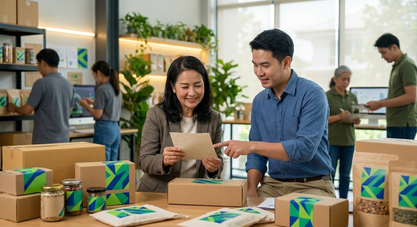 เทรนด์ 2027: แพ็กเกจจิ้งรักษ์โลก (Eco-Print) มัดใจลูกค้า - 2027-eco-friendly-print-trend