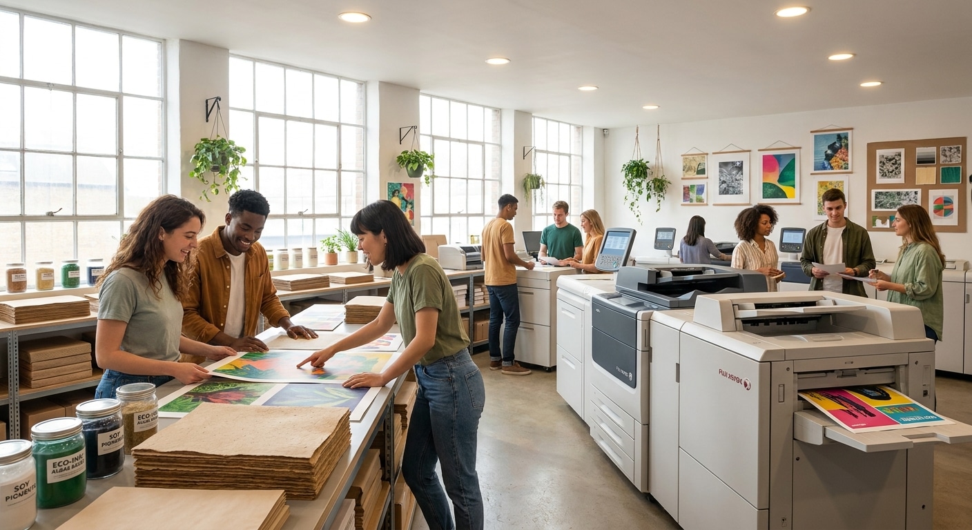 เทรนด์สิ่งพิมพ์ 2027: สื่อรักษ์โลก Eco-Ink ดึงดูด Gen Z - 2027-eco-ink-printing-trend