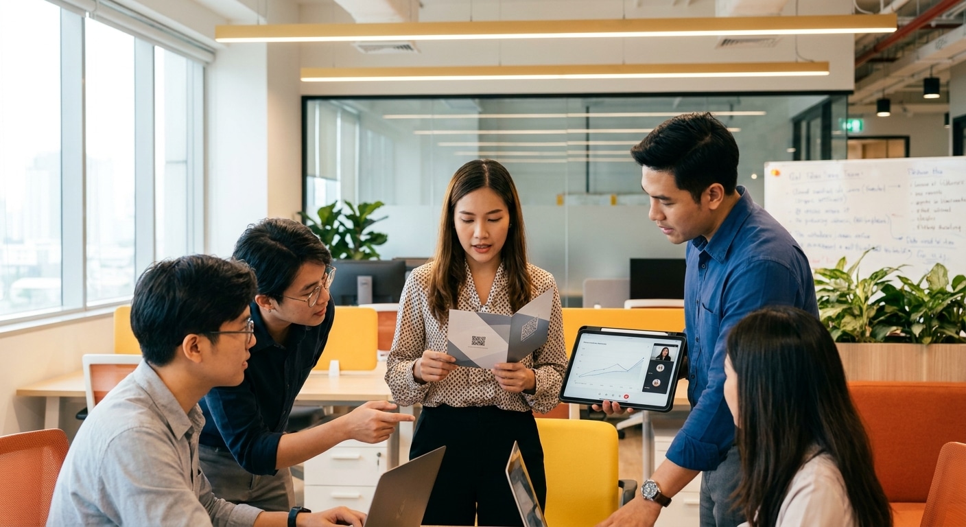 เทรนด์โฆษณา 2027! สื่อสิ่งพิมพ์ผสาน AI ดันยอดขาย SME - ai-print-marketing-trend-2027