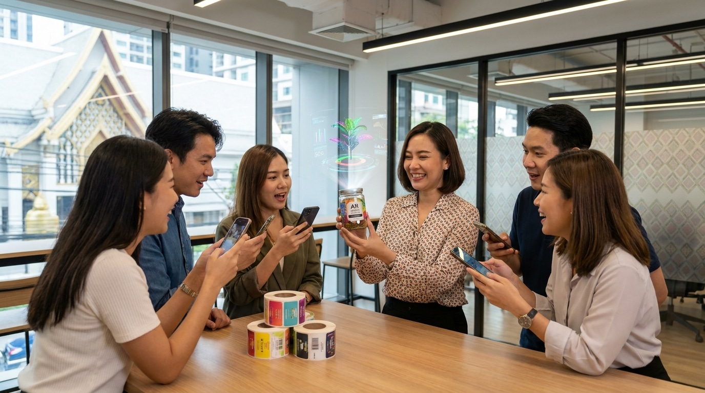 เจาะเทรนด์สื่อสิ่งพิมพ์ 2027: ฉลากอัจฉริยะ AR ดึงดูดลูกค้า - ar-smart-label-trend-2027
