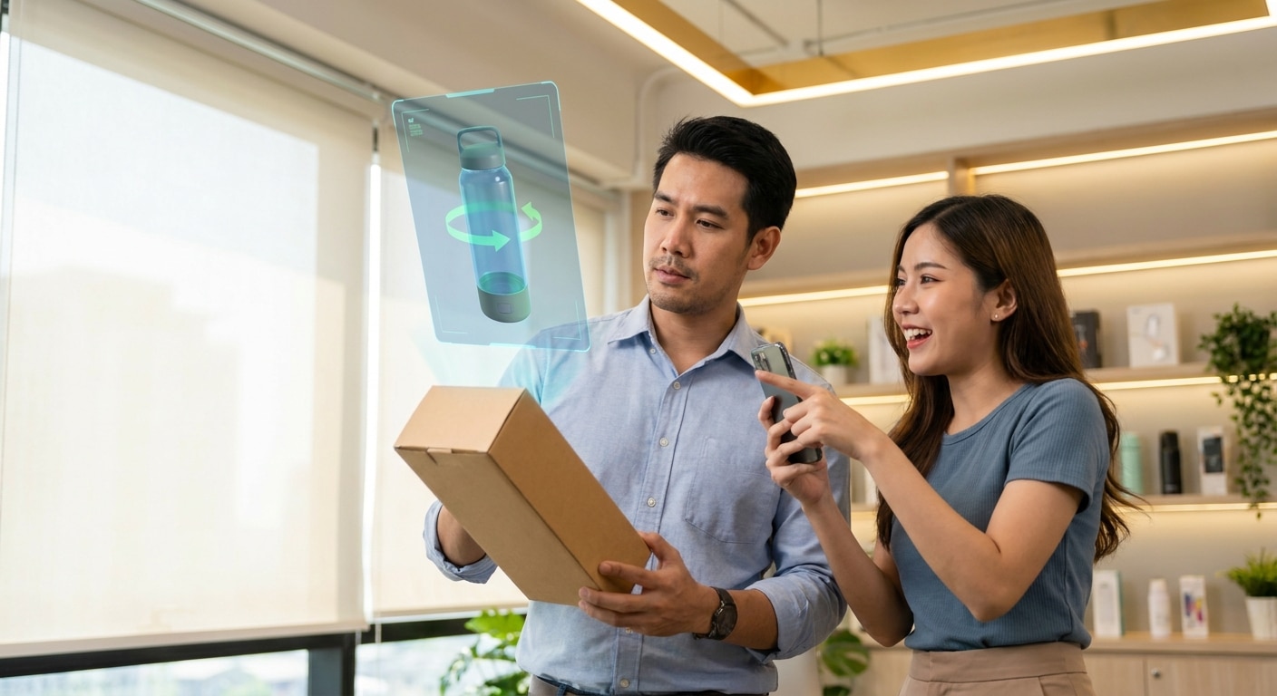 เทรนด์ 2027: ฉลากสินค้า AR สแกนปุ๊บทะลุจอ ดึงดูดลูกค้า SME - ar-smart-packaging-label-trend