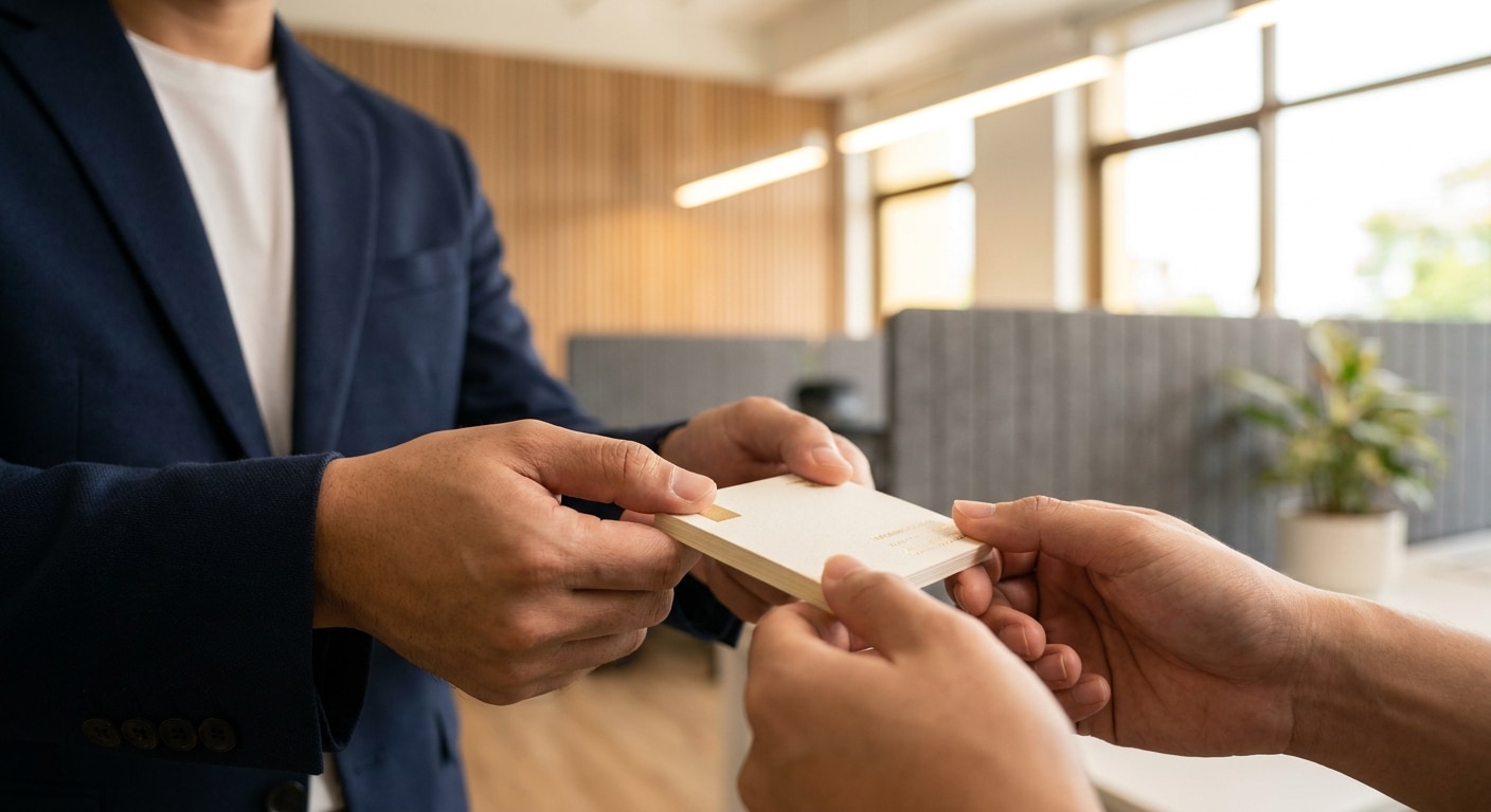 5 เทคนิคออกแบบนามบัตรให้ดูแพง สร้างความน่าเชื่อถือให้ SME - business-card-design-sme-tips