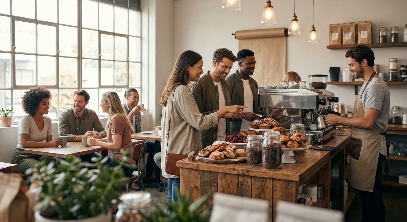 เทคนิคใช้ป้ายโฆษณาและเมนูดึงลูกค้า เพิ่มยอดขายให้ร้านกาแฟ - cafe-marketing-signage-menu