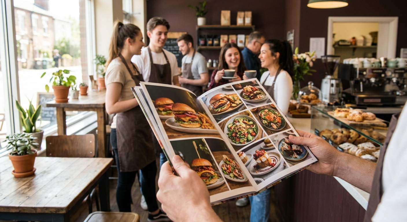 ทริคออกแบบเมนูคาเฟ่ให้อัปยอดขาย ดึงดูดลูกค้า - cafe-restaurant-menu-design-tips