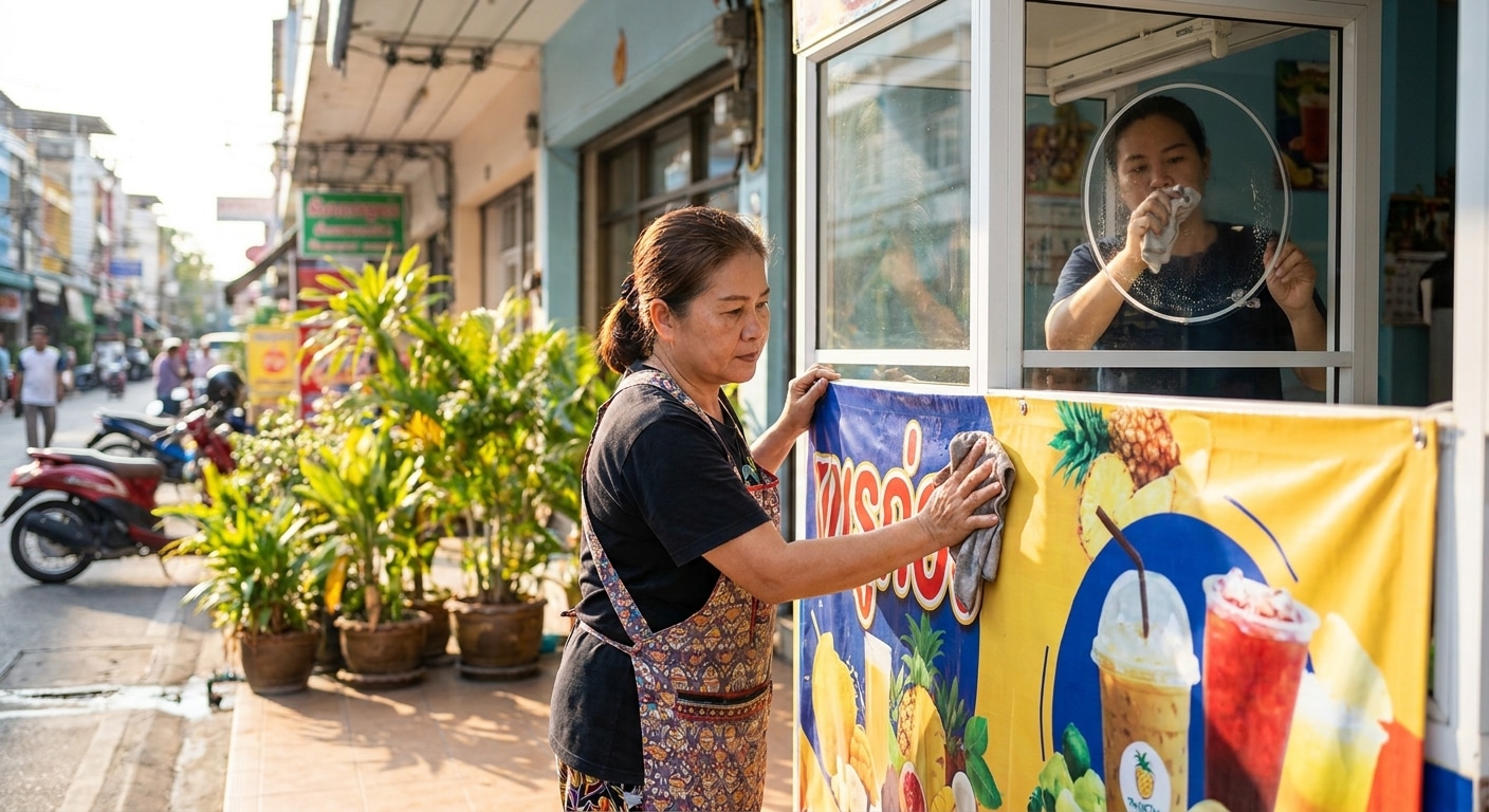 วิธีดูแลป้ายไวนิลและสติ๊กเกอร์ให้สีสด ทนแดดทนฝน - care-for-outdoor-vinyl-stickers
