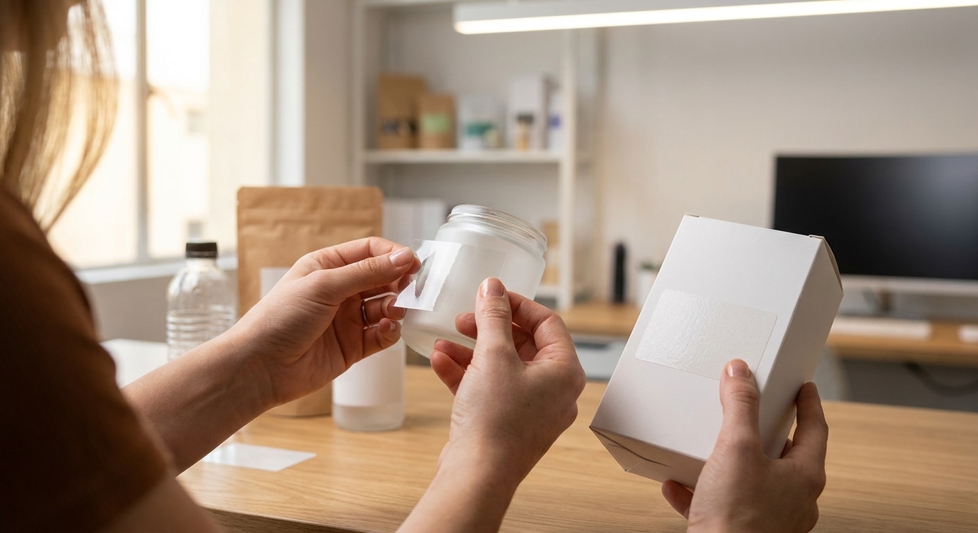เลือกสติ๊กเกอร์ฉลากสินค้ายังไงให้แพ็กเกจจิ้งดูแพง? - choose-packaging-sticker-tips