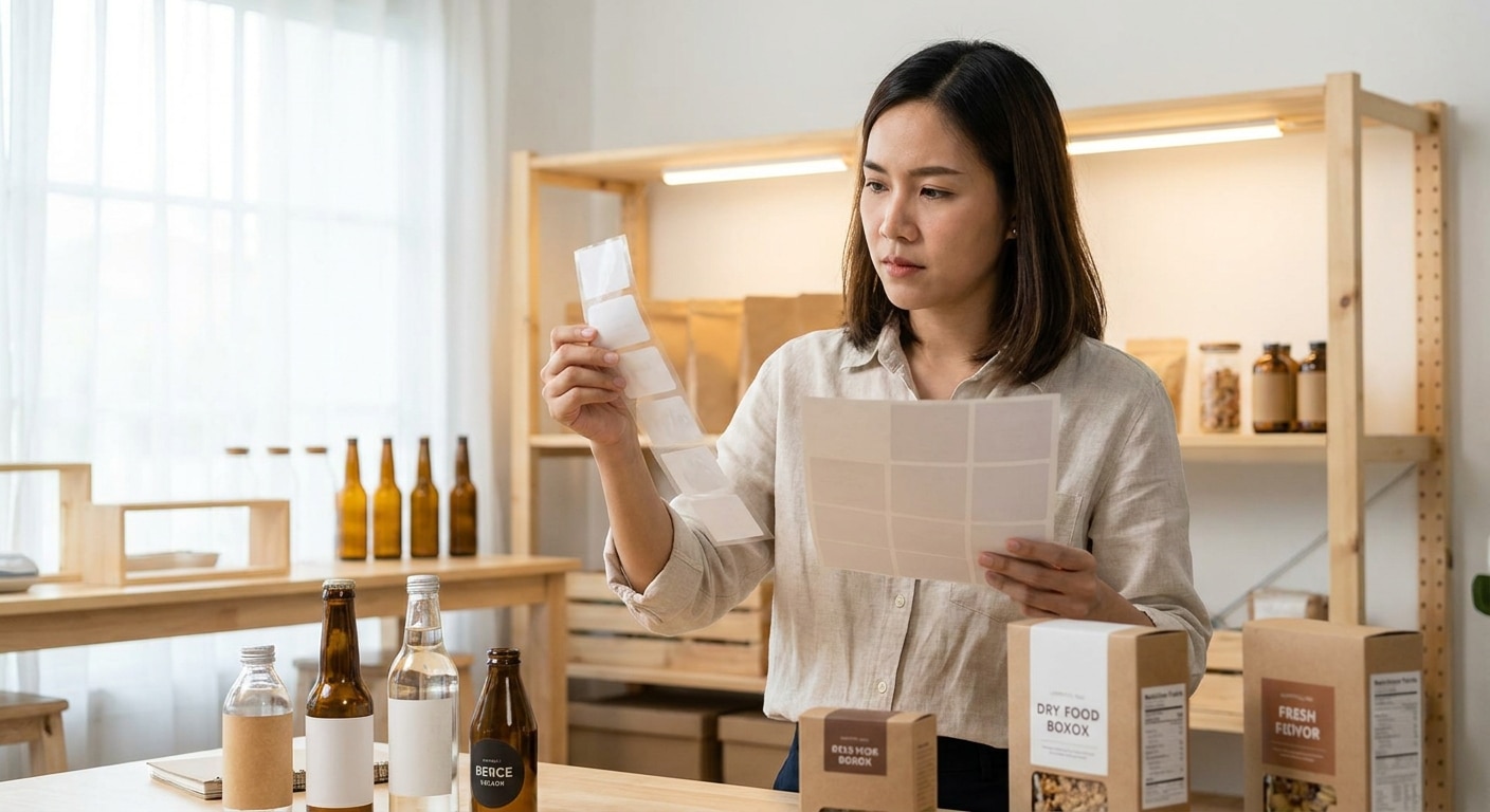 วิธีเลือกสติ๊กเกอร์ฉลากสินค้าให้ติดทน ไม่ลอกง่าย - choose-right-product-sticker-label