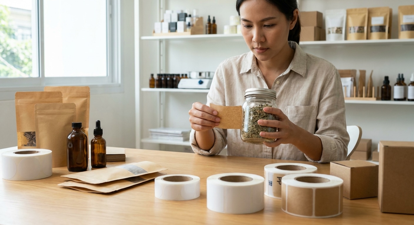 เทคนิคเลือกสติ๊กเกอร์ฉลากสินค้าให้เหมาะกับแพคเกจจิ้ง - choose-right-sticker-packaging