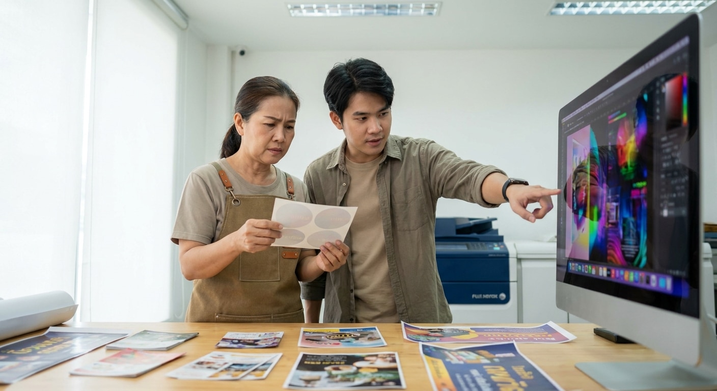 ทำไมสีบนจอไม่เหมือนงานพิมพ์? ไขข้อข้องใจระบบสี CMYK - cmyk-vs-rgb-printing-color