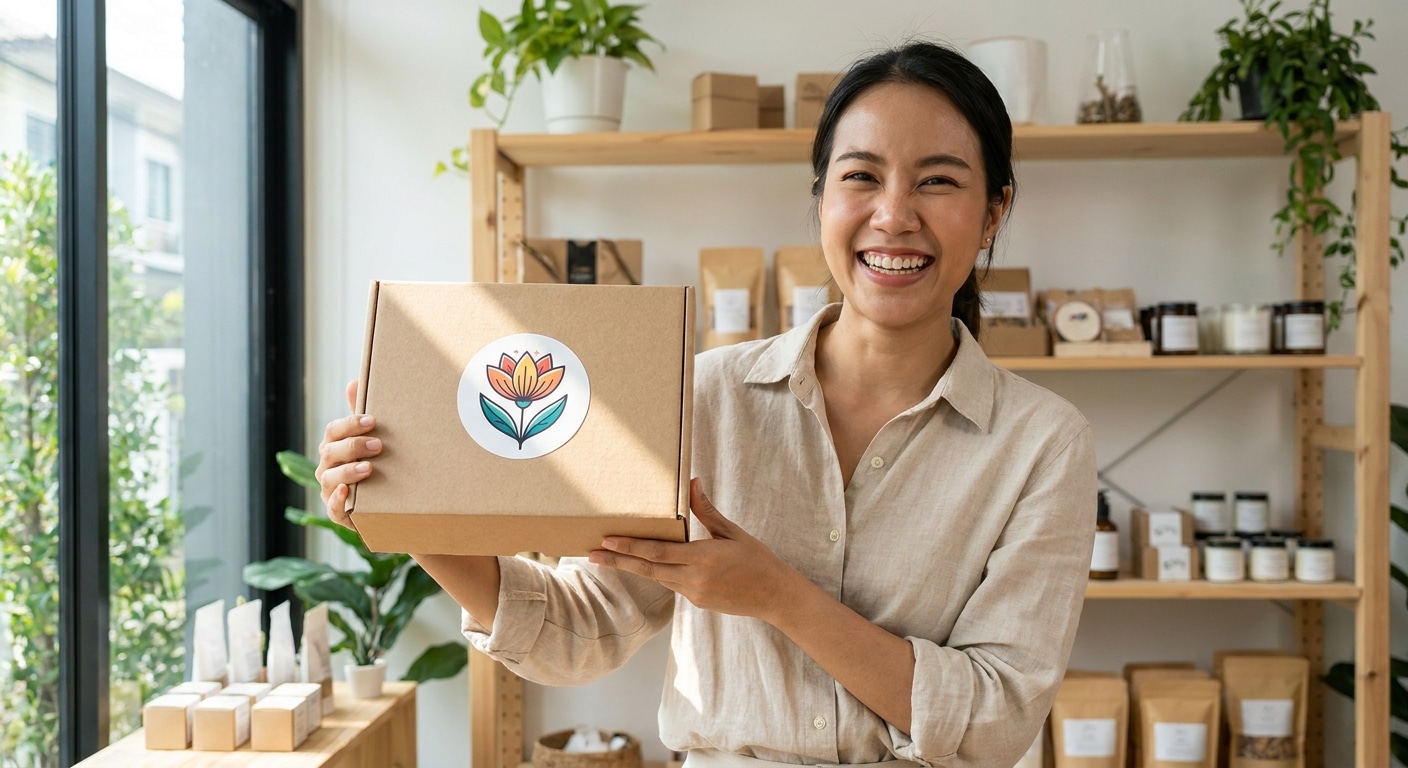 สติ๊กเกอร์ไดคัทคืออะไร? เทคนิคเพิ่มมูลค่าแพคเกจจิ้ง SME - die-cut-sticker-packaging-sme