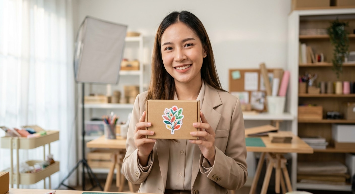 สติ๊กเกอร์ไดคัท อัปเกรดแพคเกจจิ้ง SME ให้ดูแพง - diecut-sticker-packaging-sme