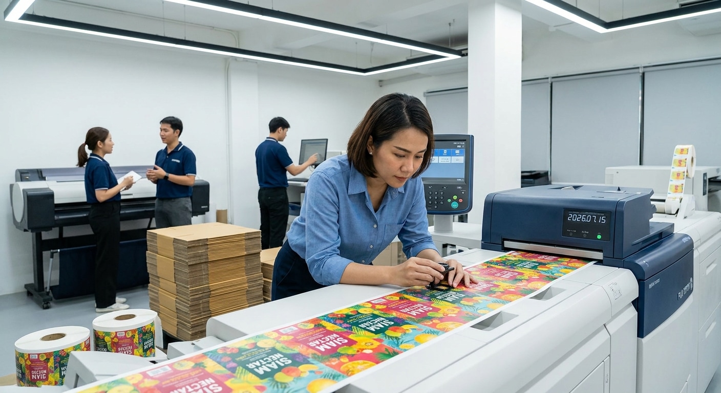 เทคโนโลยีพิมพ์ดิจิทัล 2026: ยกระดับฉลากสินค้า SME - digital-printing-tech-2026