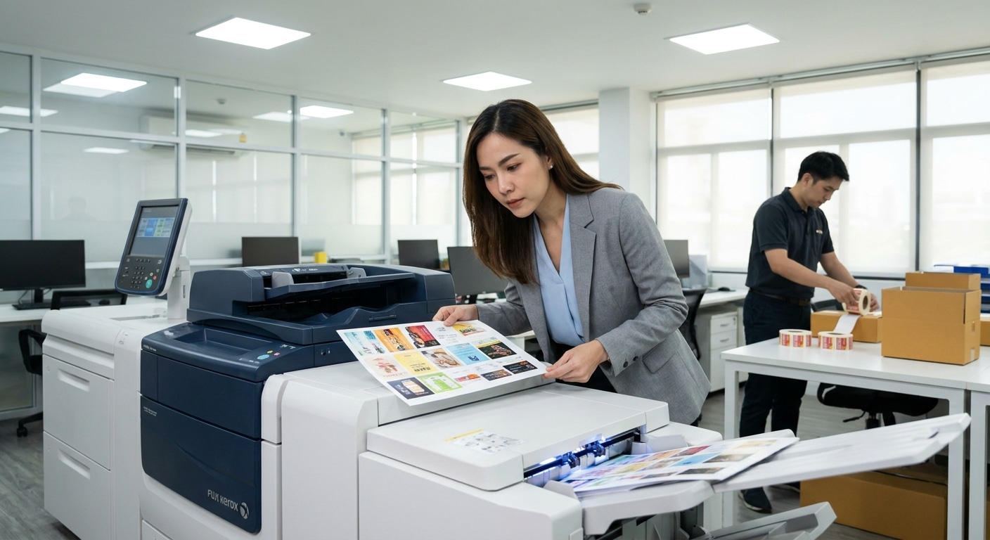 เครื่องพิมพ์ดิจิทัล 2026: ตัวช่วย SME ลดต้นทุนงานพิมพ์ - digital-printing-tech-sme-2026