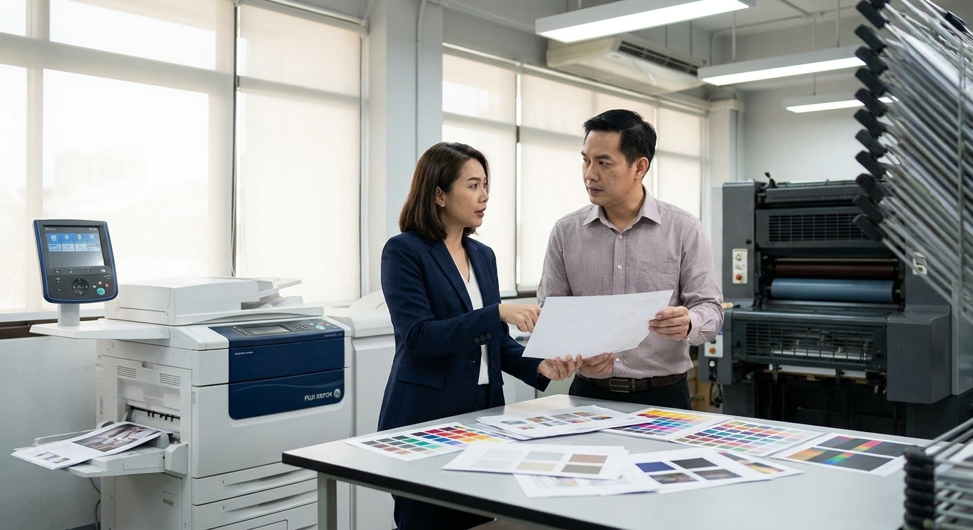 พิมพ์ดิจิทัล vs ออฟเซ็ท SME เลือกแบบไหนคุ้มค่าที่สุด? - digital-vs-offset-printing-guide