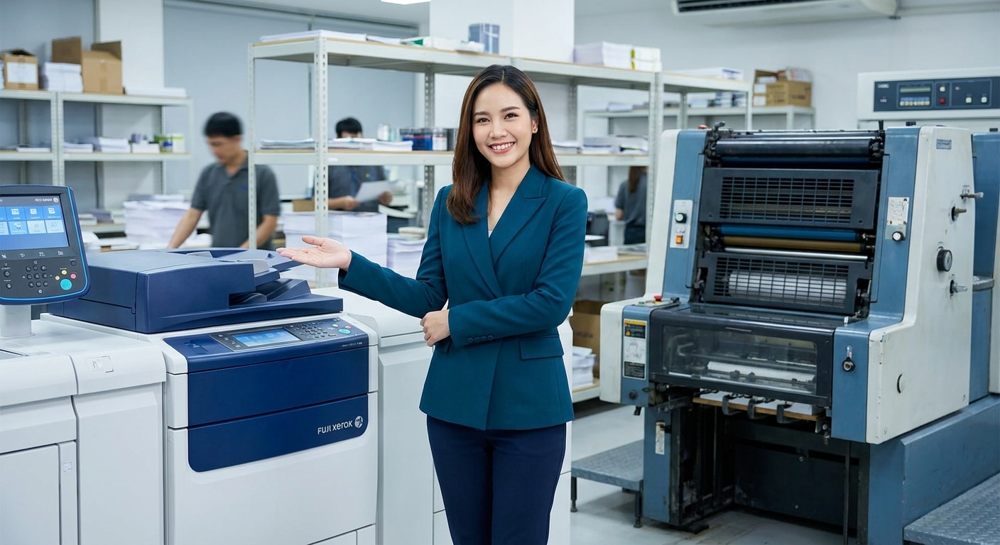 พิมพ์ดิจิทัล vs ออฟเซ็ท: เลือกแบบไหนให้คุ้มค่างบ SME? - digital-vs-offset-printing-sme