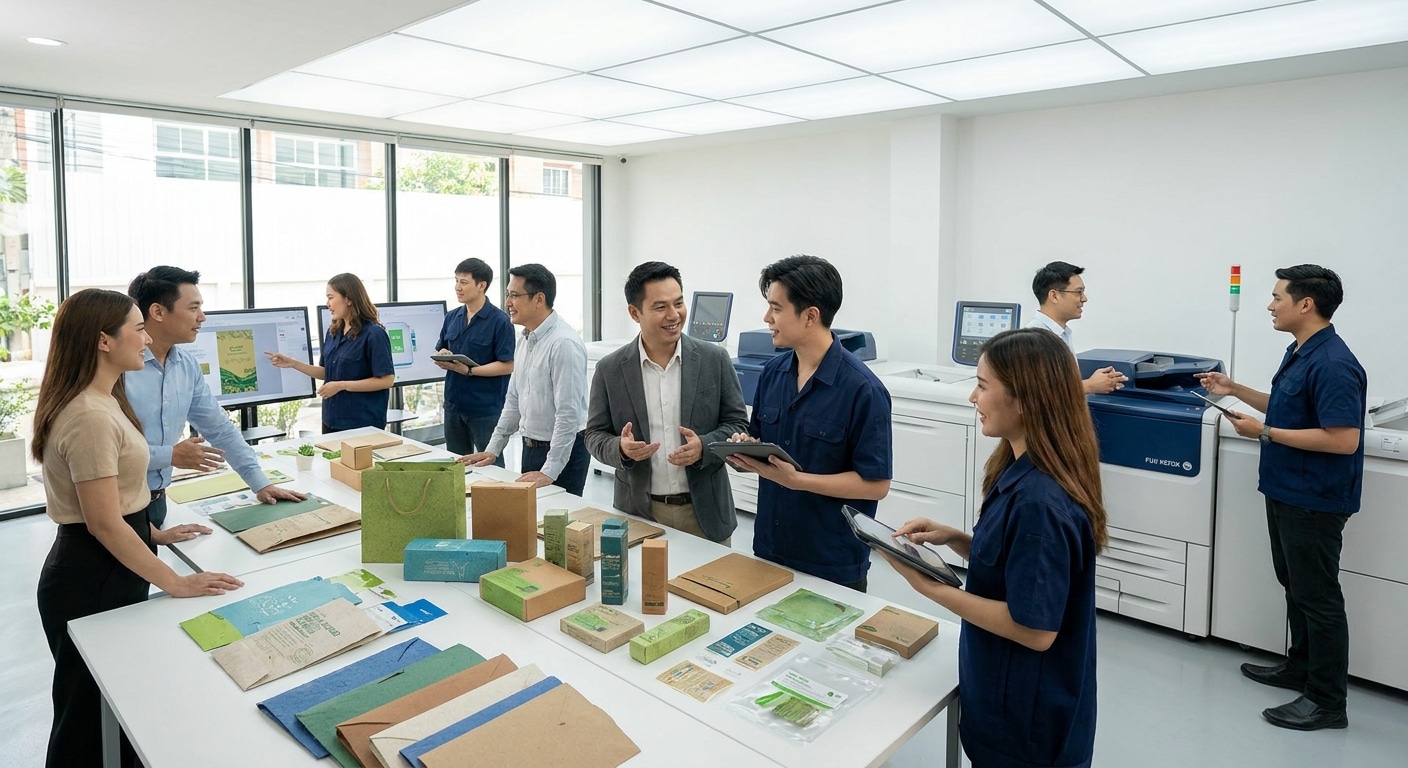 เทรนด์สิ่งพิมพ์รักษ์โลก 2027! มัดใจลูกค้าด้วยแพ็กเกจจิ้ง - eco-friendly-packaging-print-trend