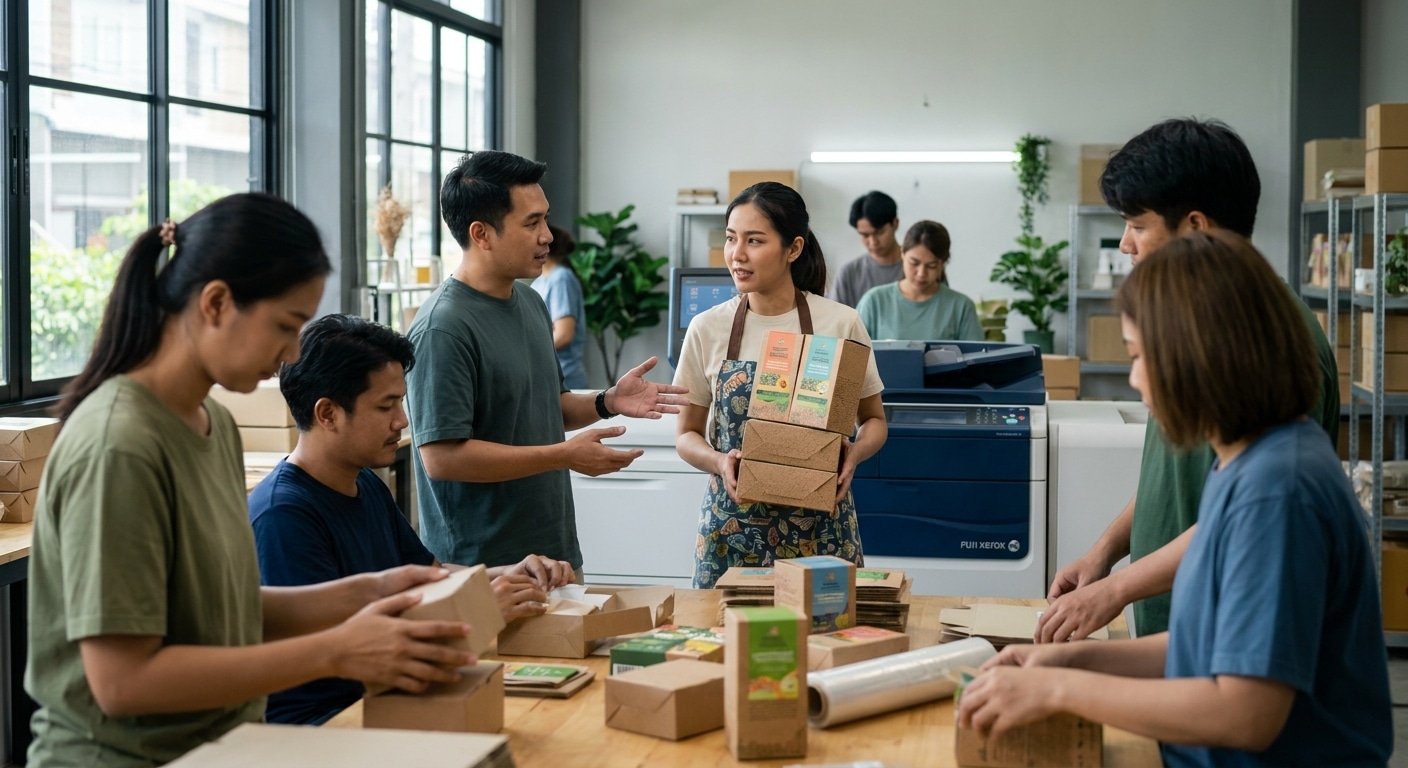 เทรนด์แพ็กเกจจิ้ง 2027! สิ่งพิมพ์รักษ์โลกที่ SME ต้องรู้ - eco-friendly-packaging-trend-2027