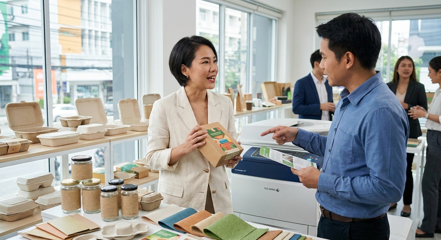 อัปเดตเทรนด์พิมพ์ 2027: นวัตกรรมบรรจุภัณฑ์รักษ์โลกเพื่อ SME - eco-friendly-packaging-trend-2027