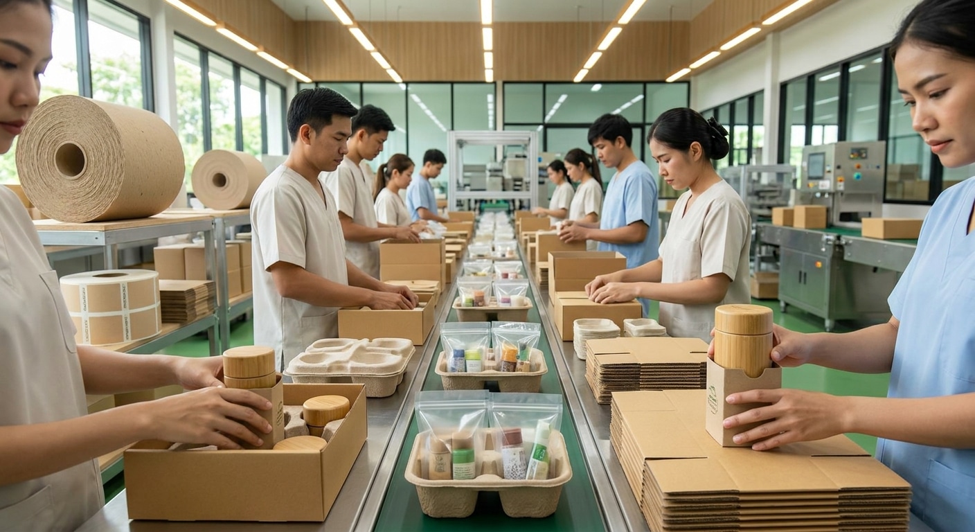 เทรนด์สื่อสิ่งพิมพ์ 2027: วัสดุรักษ์โลกพลิกโฉมแพคเกจจิ้ง SME - eco-friendly-packaging-trend-2027