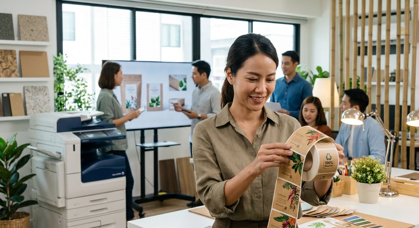 เทรนด์แพ็กเกจจิ้ง 2027: นวัตกรรมพิมพ์รักษ์โลกสำหรับ SME - eco-friendly-packaging-trend-2027